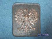 godło PRL metalowe miedziowane